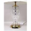 Image 3 : A PAIR OF WATERFORD CRYSTAL BRASS-MOUNTED TABLE LAMPS