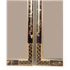 Image 2 : A PAIR OF CHINESE BLACK LACQUER HANGING MIRRORS