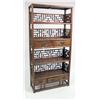 Image 1 : A CHINESE STAINED PINE AND HARDWOOD BOOKSHELF CABINET