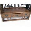 Image 3 : A CHINESE STAINED PINE AND HARDWOOD BOOKSHELF CABINET