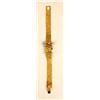 Image 2 : A 14K YELLOW GOLD AND DIAMOND WRISTWATCH