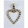 Image 3 : A GROUP OF 14K YELLOW GOLD AND DIAMOND HEART-FORM ITEMS