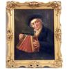 Image 2 : TWO OILS ON CANVAS OF MEN PLAYING INSTRUMENTS