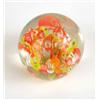 Image 3 : THREE HAND-BLOWN PAPERWEIGHTS, ONE MILLEFIORI