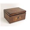 Image 1 : AN ENGLISH INLAID WALNUT DOCUMENT LOCK BOX