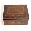 Image 2 : AN ENGLISH INLAID WALNUT DOCUMENT LOCK BOX