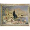 Image 1 : AN ALOIS ARNEGGER OIL ON CANVAS OF LAKE COMO