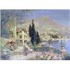Image 2 : AN ALOIS ARNEGGER OIL ON CANVAS OF LAKE COMO