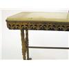 Image 13 : THREE VICTORIAN GILT-METAL AND ALABASTER SIDE TABLES