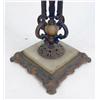 Image 3 : THREE VICTORIAN GILT-METAL AND ALABASTER SIDE TABLES