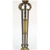 Image 4 : THREE VICTORIAN GILT-METAL AND ALABASTER SIDE TABLES