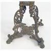 Image 7 : THREE VICTORIAN GILT-METAL AND ALABASTER SIDE TABLES