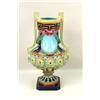 Image 3 : A MAJOLICA-STYLE POLYCHROME PORCELAIN GRECIAN URN