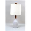 Image 1 : A DANISH MODERN EARTHENWARE TABLE LAMP