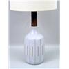 Image 2 : A DANISH MODERN EARTHENWARE TABLE LAMP