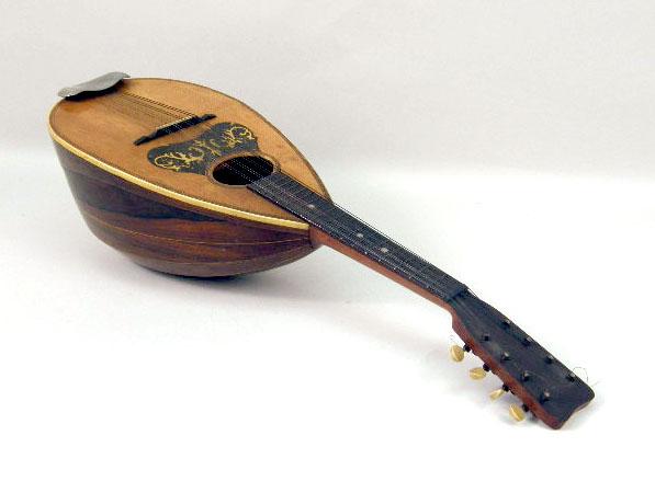 Turtle Shell Mandolin A ROSEWOOD AND TORTOISESHELL-INLAID MANDOLIN