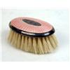 Image 3 : A BOXED STERLING SILVER AND PINK ENAMEL CHILD`S BRUSH AND COMB SET
