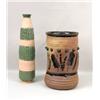 Image 1 : TWO LARGE ART POTTERY VASES