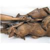 Image 8 : TWO LARGE WALL-HUNG BLACK FOREST CARVED AND PATINATED MAPLE HUNTING TROPHIES
