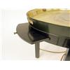 Image 2 : A VICTORIAN OVAL PAINTED TOLE TRAY ON STAND