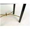 Image 3 : A VICTORIAN OVAL PAINTED TOLE TRAY ON STAND