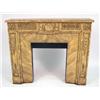 Image 1 : A NEOCLASSICAL-STYLE CARVED AND FAUX-BOIS-GRAINED MANTLE