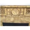 Image 2 : A NEOCLASSICAL-STYLE CARVED AND FAUX-BOIS-GRAINED MANTLE