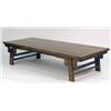 Image 1 : A STAINED PINE LOW TABLE