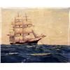 Image 1 : AN OIL ON CANVAS OF THE CLIPPER SHIP "GOLDEN EAGLE", BY CHARLES ROSNER