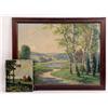 Image 1 : TWO OILS ON CANVAS OF COUNTRY SCENES IN SUMMER