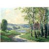 Image 2 : TWO OILS ON CANVAS OF COUNTRY SCENES IN SUMMER