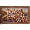 Image 1 : A PAUL CADMUS-STYLE OIL ON CANVAS DEPICTING NUMEROUS NUDE AND CLASSICALLY-DRESSED YOUNG MEN