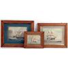Image 1 : A FINELY PAINTED WATERCOLOR AND PENCIL ON PAPER OF A BRITISH CLIPPER SHIP, BY J.M. HUGGINS