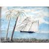 Image 4 : A FINELY PAINTED WATERCOLOR AND PENCIL ON PAPER OF A BRITISH CLIPPER SHIP, BY J.M. HUGGINS