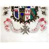 Image 3 : A FINELY-PAINTED WATERCOLOR OF A FAMILY OR MILITARY CREST WITH THE MOTTO OF THE BRITISH ROYAL DRAGOO