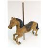 Image 1 : A CARVED PINE CAROUSEL HORSE
