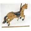 Image 5 : A CARVED PINE CAROUSEL HORSE