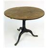 Image 2 : A GEORGE III MAHOGANY TILT-TOP BIRDCAGE TEA TABLE