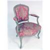 Image 2 : A PAIR OF LOUIS XV PAINTED AND CARVED BEECHWOOD FAUTEUIL
