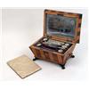 Image 3 : A REGENCY-STYLE MARQUETRY ORMOLU-MOUNTED SEWING BOX