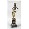 Image 2 : A PAIR OF GILT-METAL MOUNTED ORIENTAL FIGURES ON PORPHYRY BASES