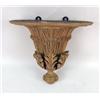 Image 2 : A PAINTED AND GILTWOOD-DECORATED ARCHITECTURAL DETAIL