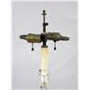 Image 3 : A BRASS-MOUNTED BLUE GLASS TABLE LAMP