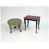 Image 1 : A VICTORIAN FAUX-BAMBOO GILTWOOD CIRCULAR FOOTSTOOL