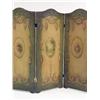 Image 2 : A PAINT-DECORATED THREE-PANEL TABLETOP SCREEN