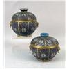 Image 3 : TWO CLOISONNE JARS