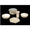 Image 11 : A LARGE MISCELLANEOUS ASSORTMENT OF COLORLESS PRESSED GLASS