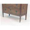 Image 4 : A LOUIS XVI MAHOGANY MARBLE TOP SECRETAIRE A` ABATANT