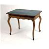 Image 1 : A PROVINCIAL BEECH AND CARVED CHERRYWOOD TOOLED LEATHER WRITING TABLE