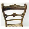 Image 3 : A PAIR OF REGENCY CARVED MAHOGANY SABRE LEG SIDE CHAIRS